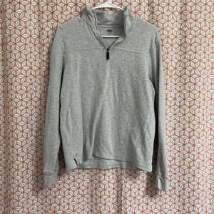 Light gray and Lightweight Quarter zip!